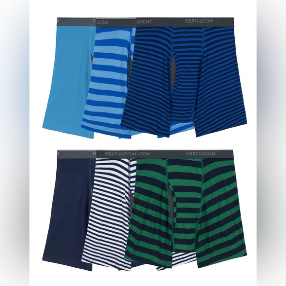 Fruit of the Loom Men's EverSoft CoolZone Boxer Briefs – 6-Pack - Picture 1 of 8